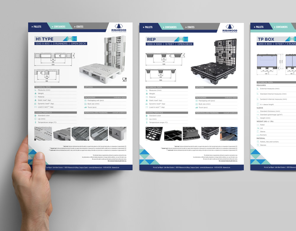 diseño maquetación fichas producto SinPalabras